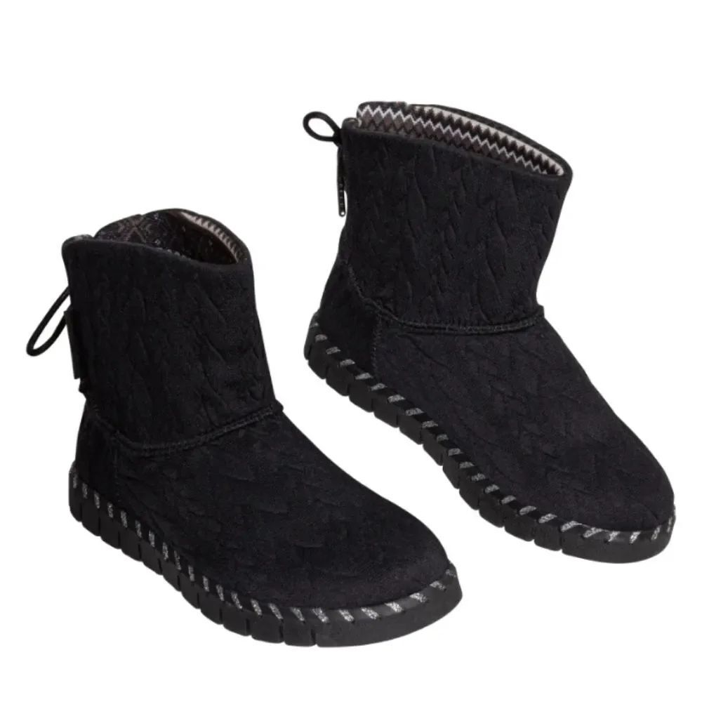 🆕️👢MUK LUKS Women's Flexi Hoboken Boots - Black, Sz 7